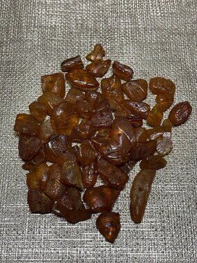 Natural Baltic Amber Beads Lot Drilled Raw Amber Pieces 14.25g